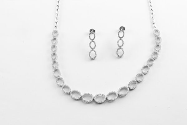 sehr elegantes Schmuckset in Sterlingsilber – Bild 3