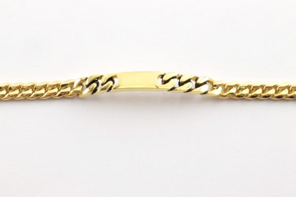 ein stabiles Armband in Sterlingsilber vergoldet