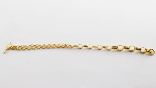 ausgefallenes Armband in Sterlingsilber vergoldet – Bild 2