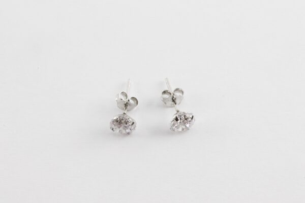 kleine, feine Ohrstecker in Sterlingsilber – Bild 4
