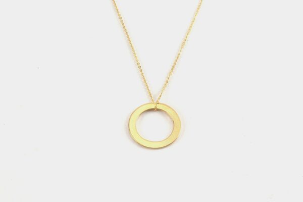 sehr feines Collier in Sterlingsilber vergoldet – Bild 6
