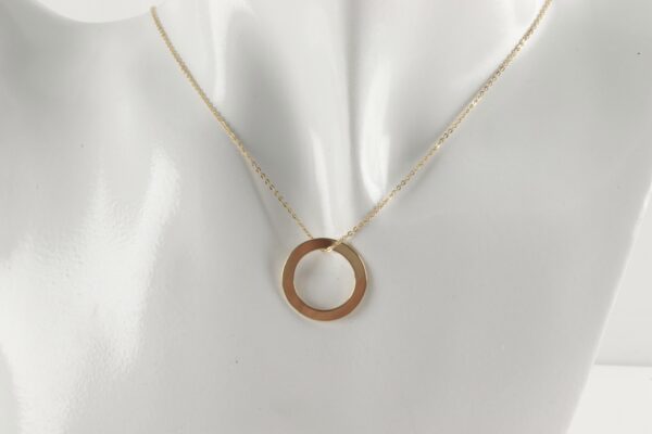 sehr feines Collier in Sterlingsilber vergoldet – Bild 4