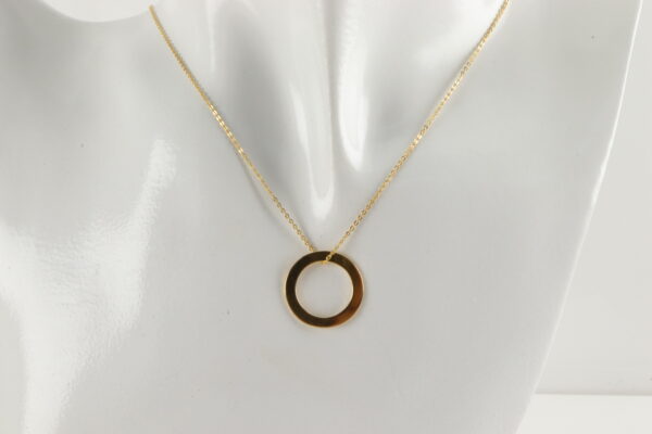 sehr feines Collier in Sterlingsilber vergoldet – Bild 2