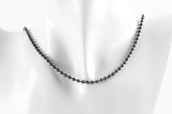 eine sehr schöne Kette in Sterlingsilber geschwärzt – Bild 6