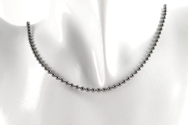 eine sehr schöne Kette in Sterlingsilber geschwärzt – Bild 4