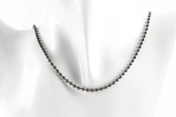 eine sehr schöne Kette in Sterlingsilber geschwärzt – Bild 5