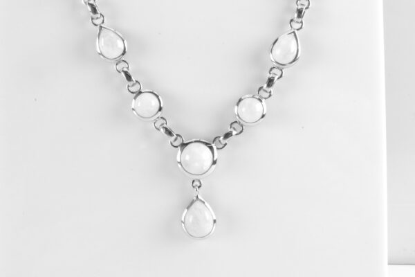 sehr schönes Collier in Sterlingsilber rhodiniert