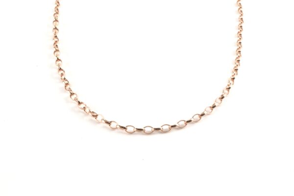 sehr schöne Kette in Sterlingsilber vergoldet ( Rotgold ) – Bild 6