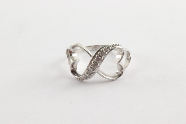 feiner Ring in Sterlingsilber mit Zirkonia – Bild 4