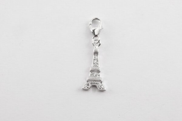 Eifelturm als Charms-Anhänger in Sterlingsilber – Bild 2