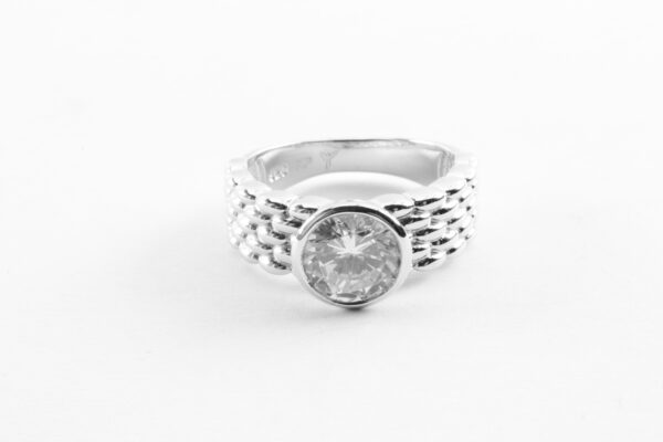 Ring in Sterlingsilber mit Zirkonia