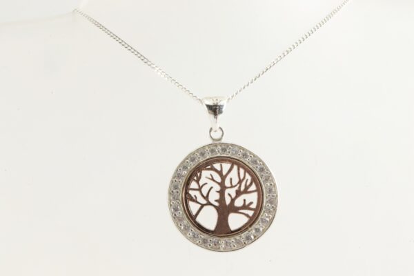 Lebensbaum in Sterlingsilber mit Kette – Bild 4