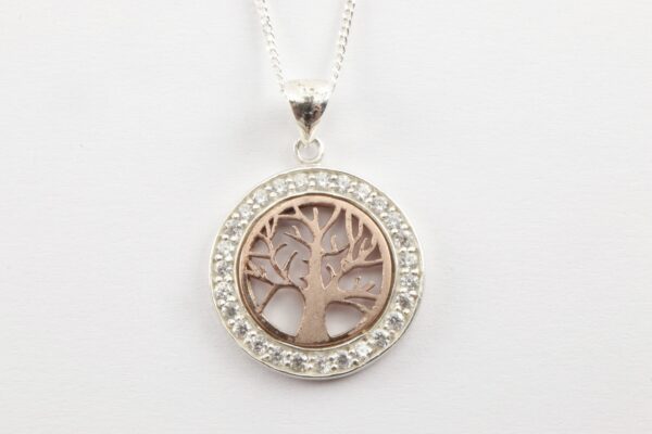 Lebensbaum in Sterlingsilber mit Kette – Bild 5