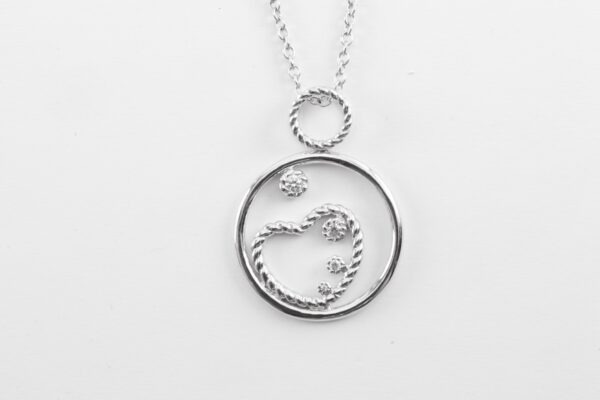 Superschönes Collier in Sterlingsilber – Bild 3