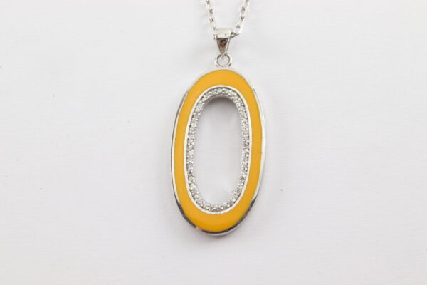 Collier in Sterlingsilber mit Zirkonia – Bild 2