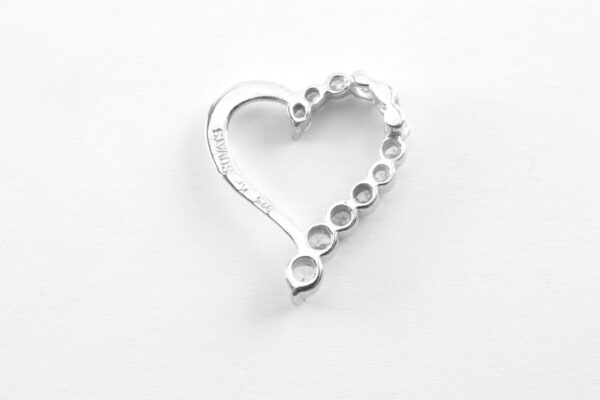 kleines Herz in Sterlingsilber mit Zirkonia – Bild 5