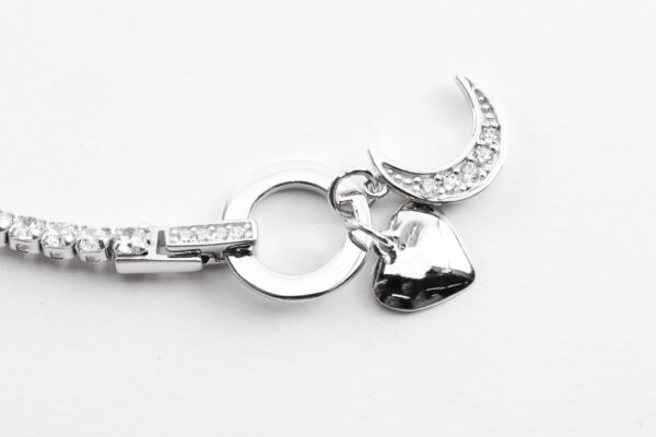 Armband in Sterlingsilber mit Zirkonia – Bild 5