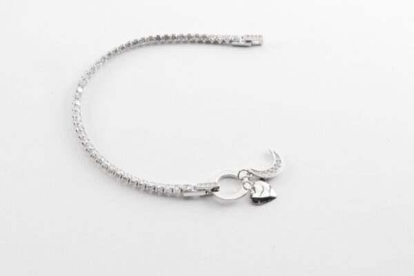 Armband in Sterlingsilber mit Zirkonia