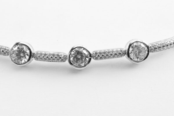 Armband in Sterlingsilber rhodiniert – Bild 5