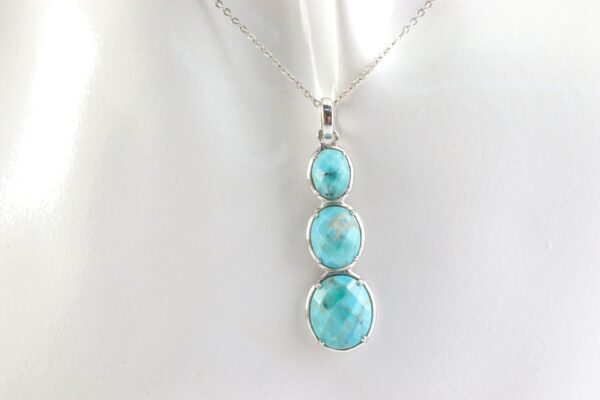 Anhänger mit Kette in Sterlingsilber – Bild 2