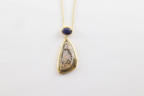 Collier in Sterlingsilber vergoldet – Bild 3