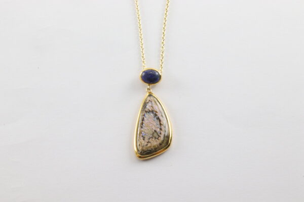 Collier in Sterlingsilber vergoldet