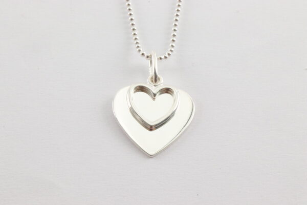 Collier in Sterlingsilber rhodiniert