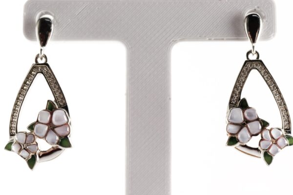 Schmuckset in Sterlingsilber rhodiniert – Bild 2