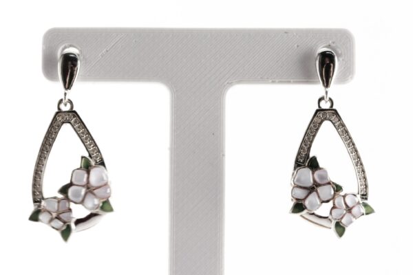 Schmuckset in Sterlingsilber rhodiniert – Bild 3