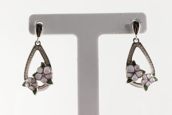 Schmuckset in Sterlingsilber rhodiniert – Bild 4