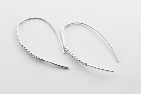 Ohrringe in Sterlingsilber mit Zirkonia – Bild 2