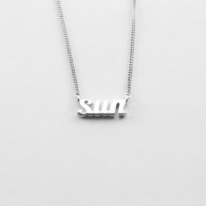 Collier in Sterlingsilber rhodiniert