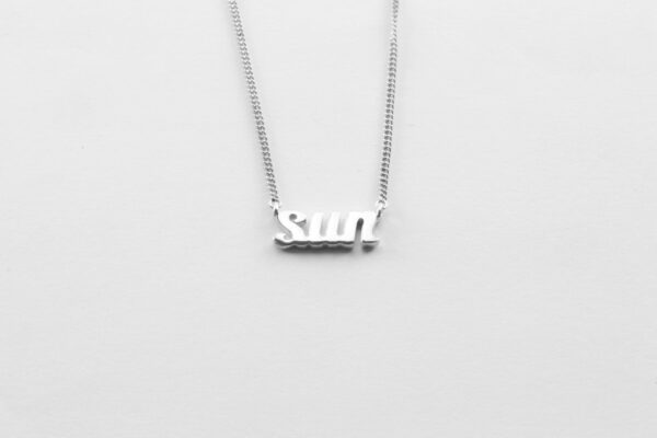Collier in Sterlingsilber rhodiniert