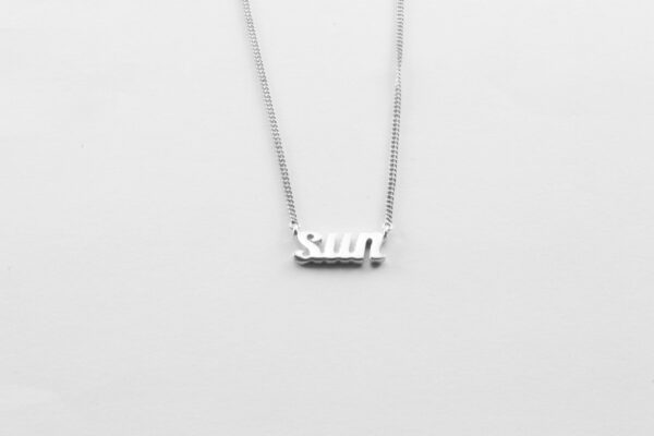 Collier in Sterlingsilber rhodiniert – Bild 3