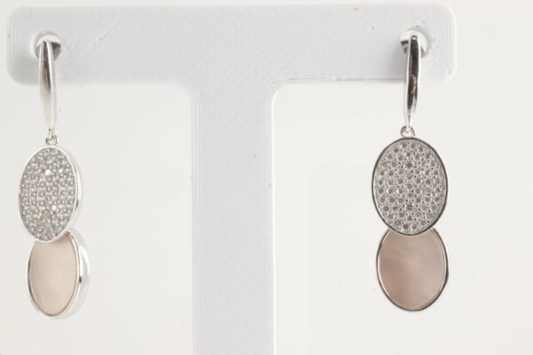 Ohrstecker in Sterlingsilber mit Perlmutt – Bild 2