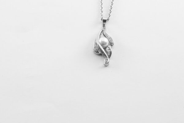 Collier in Sterlingsilber mit SWZ- Perle – Bild 5
