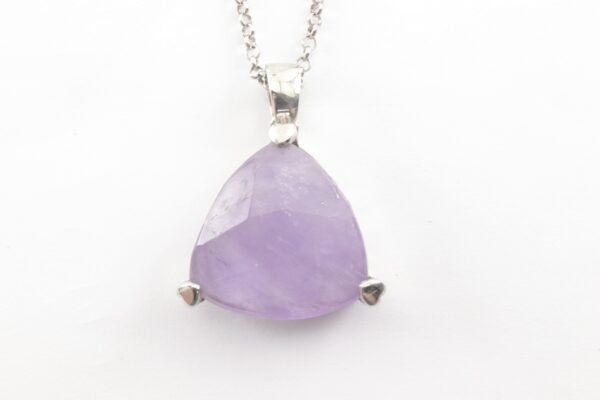 Collier in Sterlingsilber mit Amethyst
