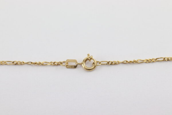 sehr feines Collier  in Gelbgold – Bild 7