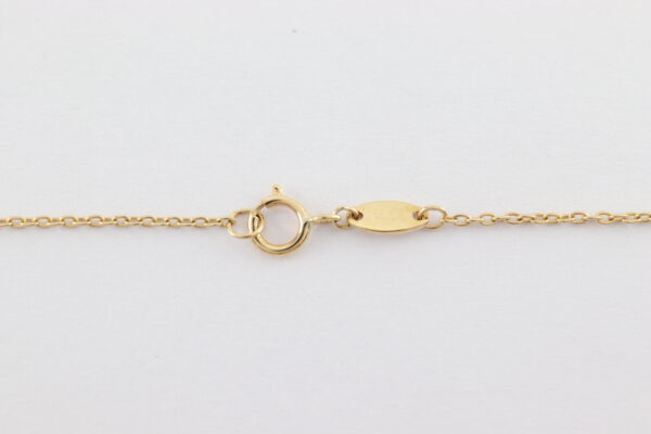 feines Collier in Gelbgold – Bild 5