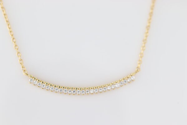 feines Collier in Gelbgold – Bild 7