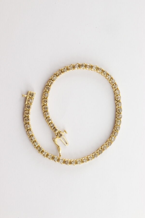 Armband in Gelbgold mit 55 Diamanten