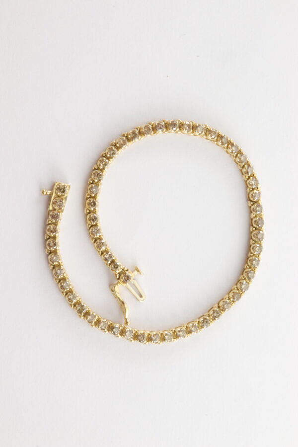 Armband in Gelbgold mit 55 Diamanten – Bild 5