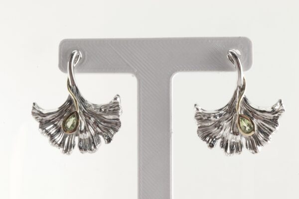 schöne Ohrstecker z.T. vergoldet mit Peridot – Bild 5