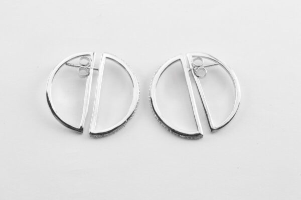 Ohrstecker in Sterlingsilber mit Zirkonia
