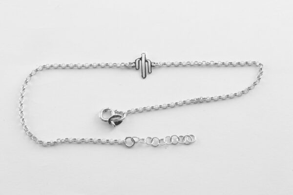 Armband auch als Fußkettchen in Sterlingsilber – Bild 2