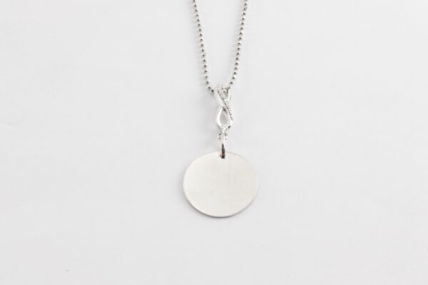Collier in Sterlingsilber diamentiert mir Zirkonia – Bild 4