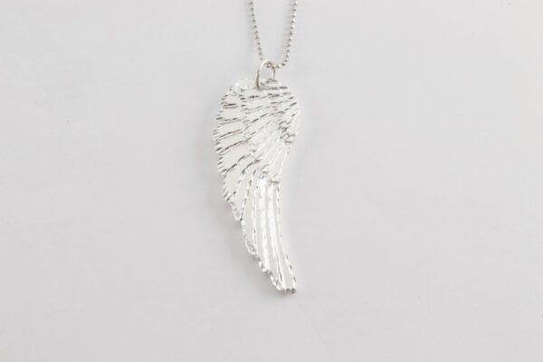Collier in Sterlingsilber mattiert Engelsrufer – Bild 4