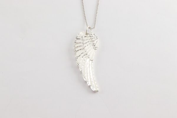 Collier in Sterlingsilber mattiert Engelsrufer – Bild 5