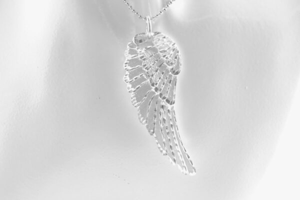Collier in Sterlingsilber mattiert Engelsrufer – Bild 7