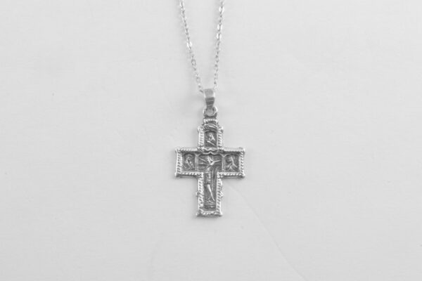 Kreuz mit Kette in Sterlingsilber – Bild 3